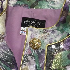 Karen Lawrence by Matthew size 12 Evening elegant jacket vintage sequin vintage